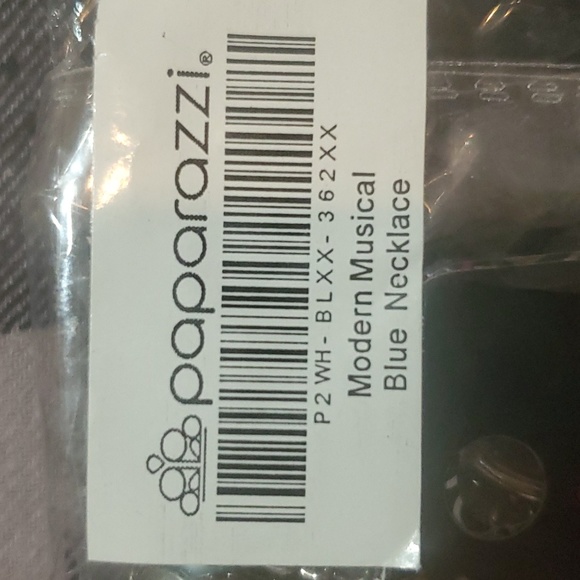 6/$10 Paparazzi ♥ Modern Musical - Blue ♥ Necklace - Picture 4 of 4